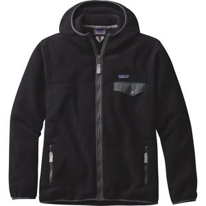 Patagonia Synchilla Snap T Hoodie Black Full Zip Fleece Jacket Men’s
